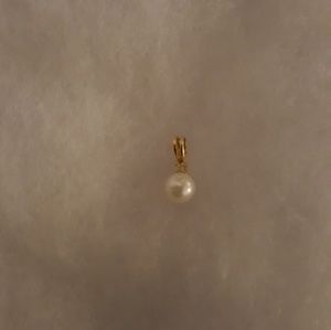 Diamond and 14 karat with pearl